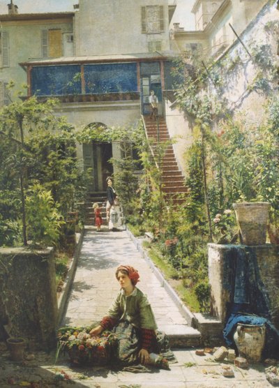 La piccola fioraia da Filippo Carcano